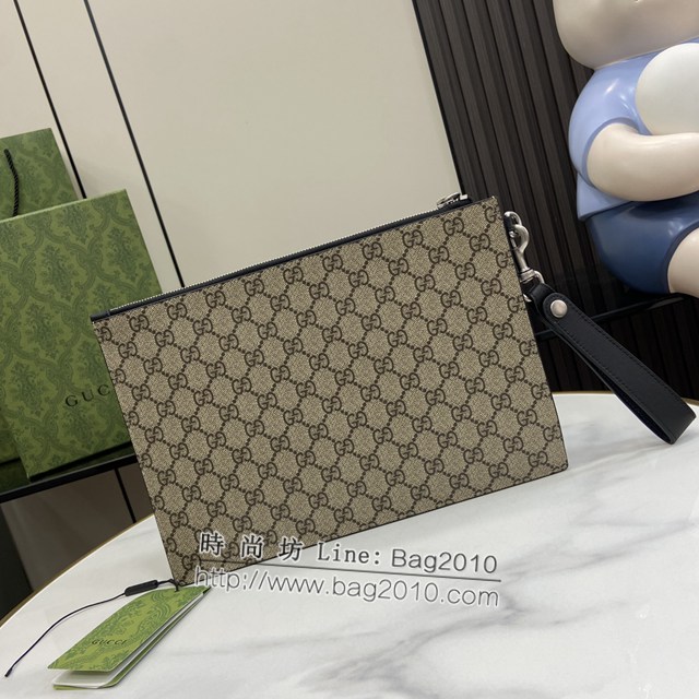 Gucci專櫃古馳最新款Ophidia系列手包男士手拿包 jh2286型號：473904